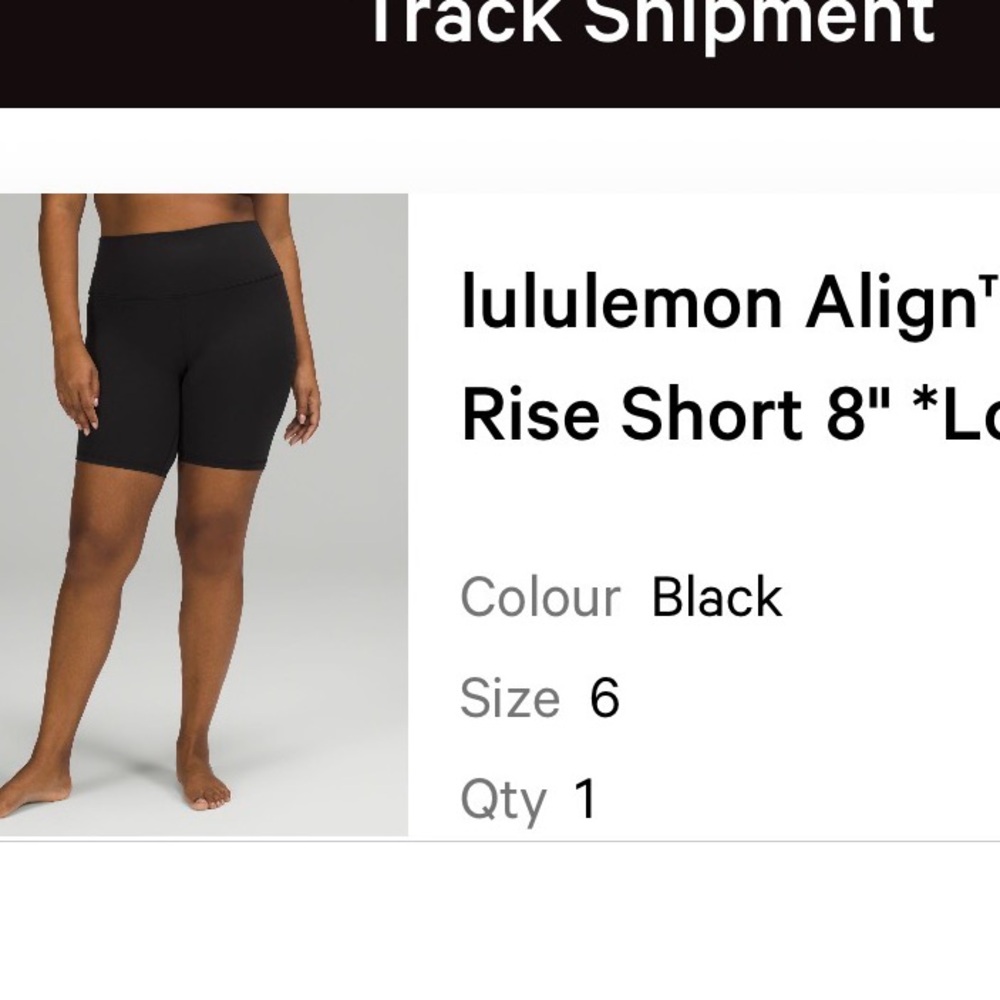 lululemon athletica Black High-Rise Bike Shorts - Picture 3 of 3